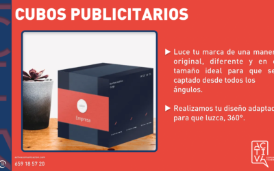 Luce tu marca en un cubo publicitario