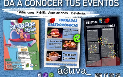 Diseños a medida para dar a conocer tus eventos