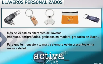 Llaveros personalizados