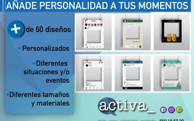 Añade personalidad a tus momentos