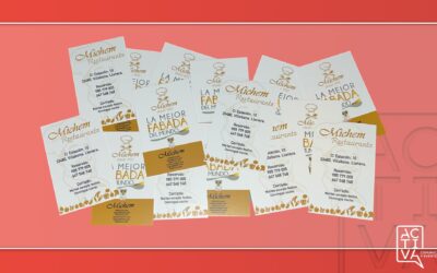 Diseño y fabricación de tarjetas de presentación